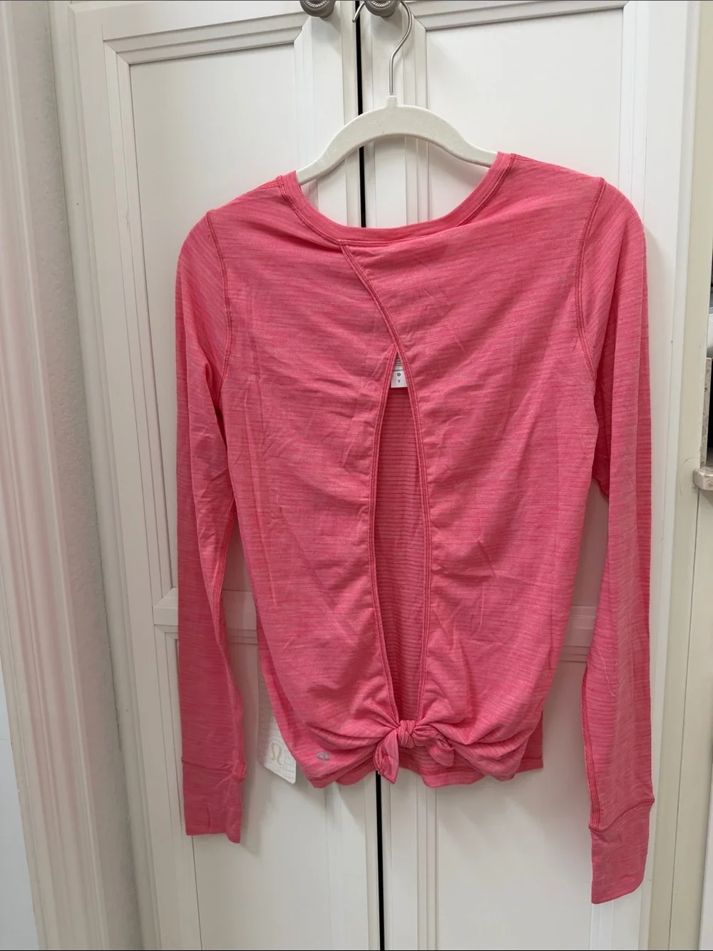 lululemon athletica Long-Sleeve Pink Performance Tee